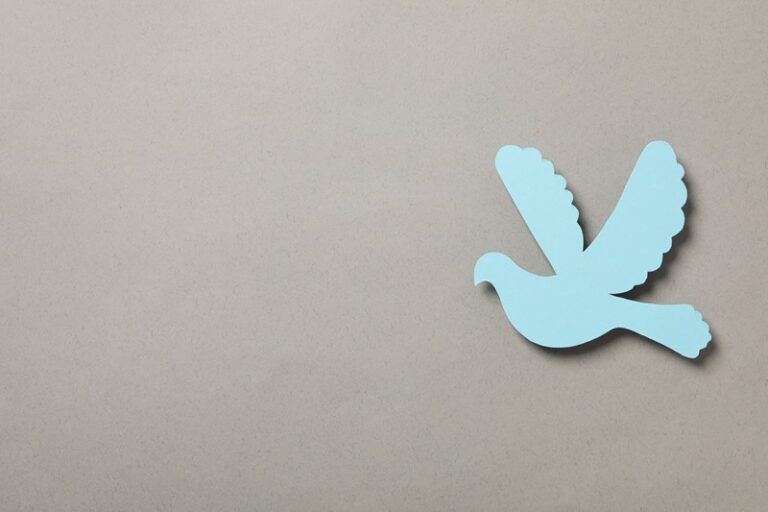 International day of peace or world peace day, symbol of peace -